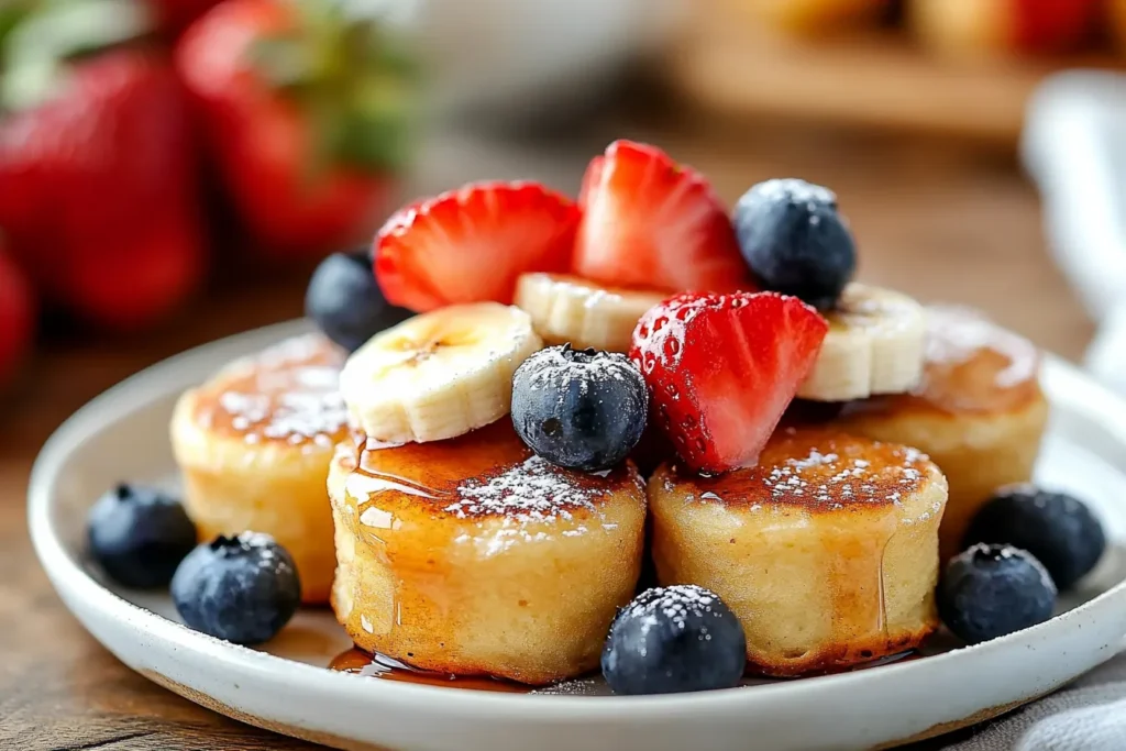 mini pancake bites