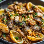 beef pasta with cream sauce