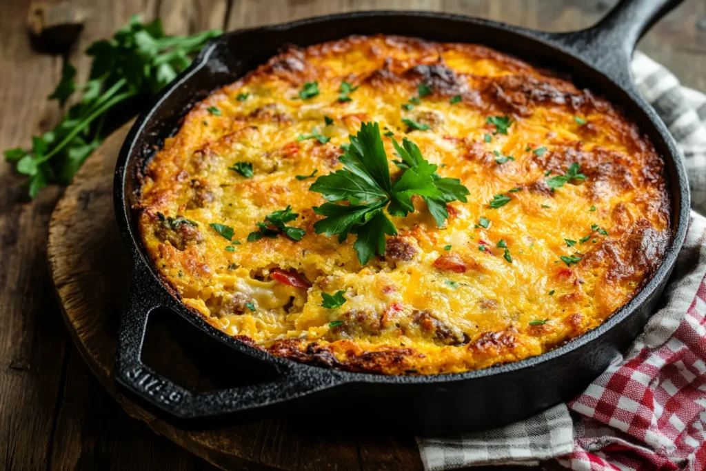  Sausage Cornbread Casserole Recipe