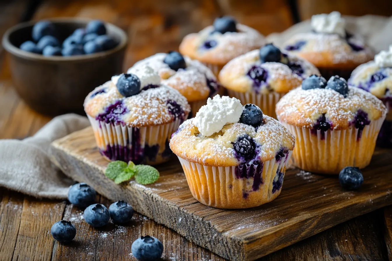 Cheese Blueberry Muffins