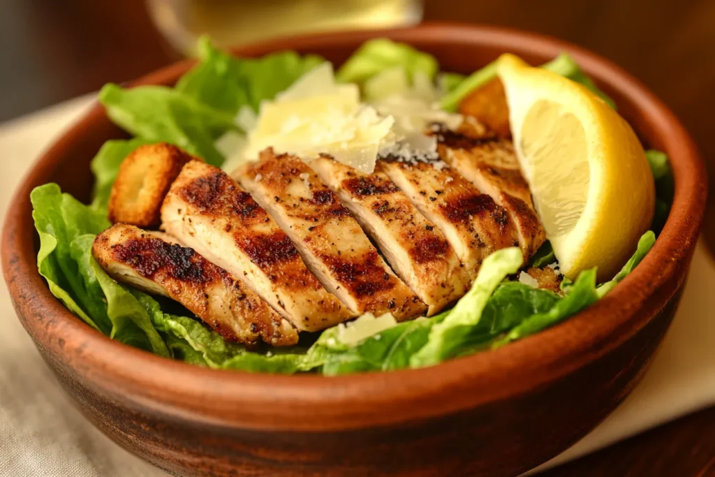 Perfect Chicken Caesar Salad