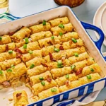 Cheesy Chicken Bacon Ranch Tater Tot Casserole