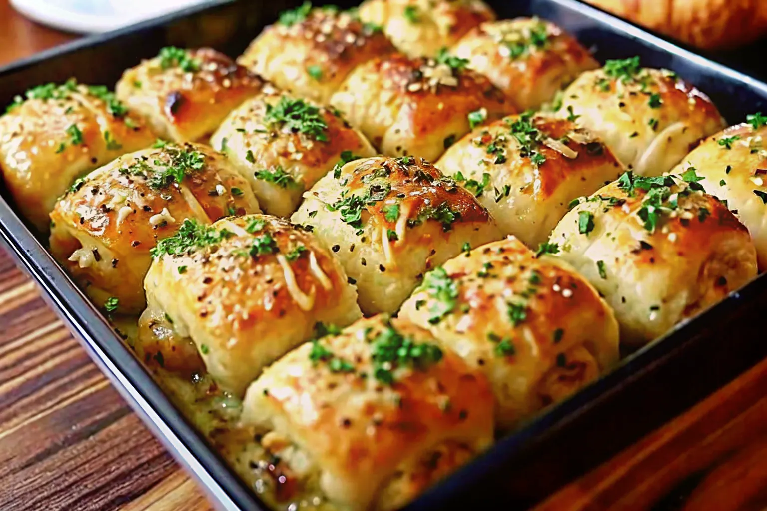 pull-apart garlic bread