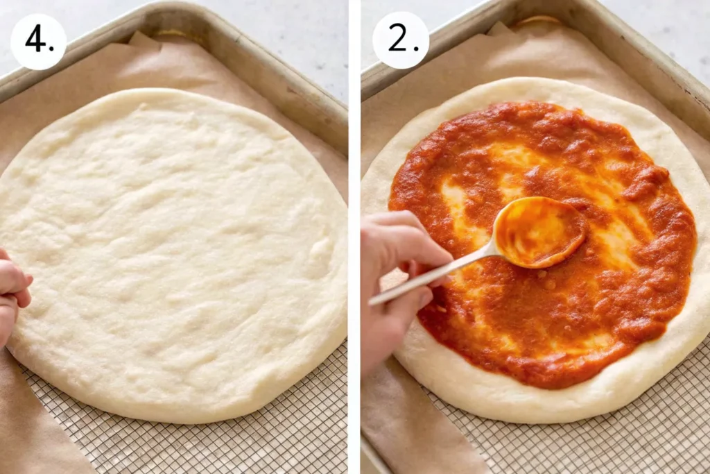 Homemade pizza pockets