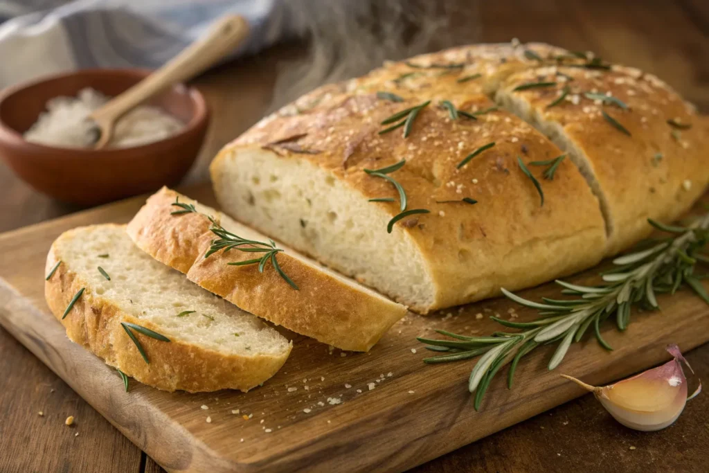 rustic homemade bread