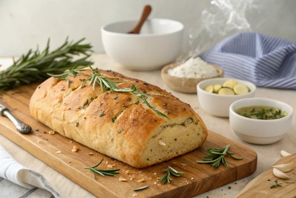 rustic homemade bread
